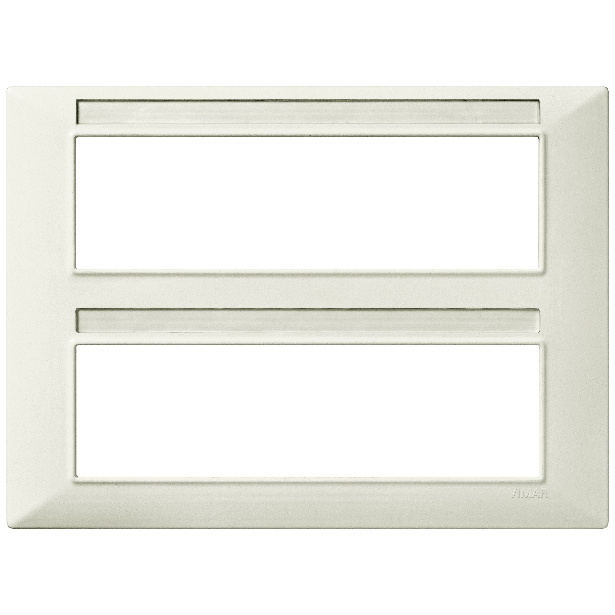 Vimar Plana 14-Module (7+7) Cover Plate, Technopolymer, Halogen-Free — Quality Boat Parts