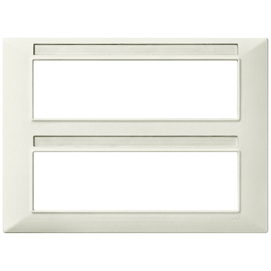 Vimar Plana 14-Module (7+7) Cover Plate, Technopolymer, Halogen-Free — Quality Boat Parts