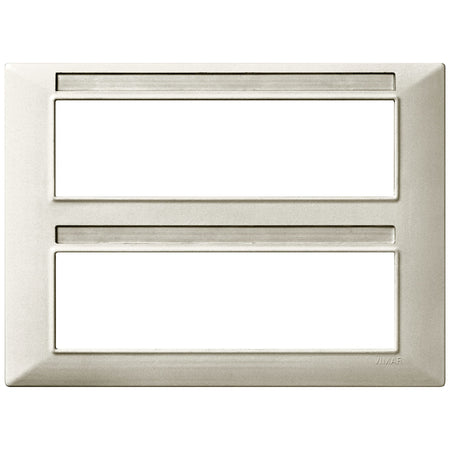 Vimar Plana 14-Module (7+7) Cover Plate, Technopolymer, Halogen-Free — Quality Boat Parts