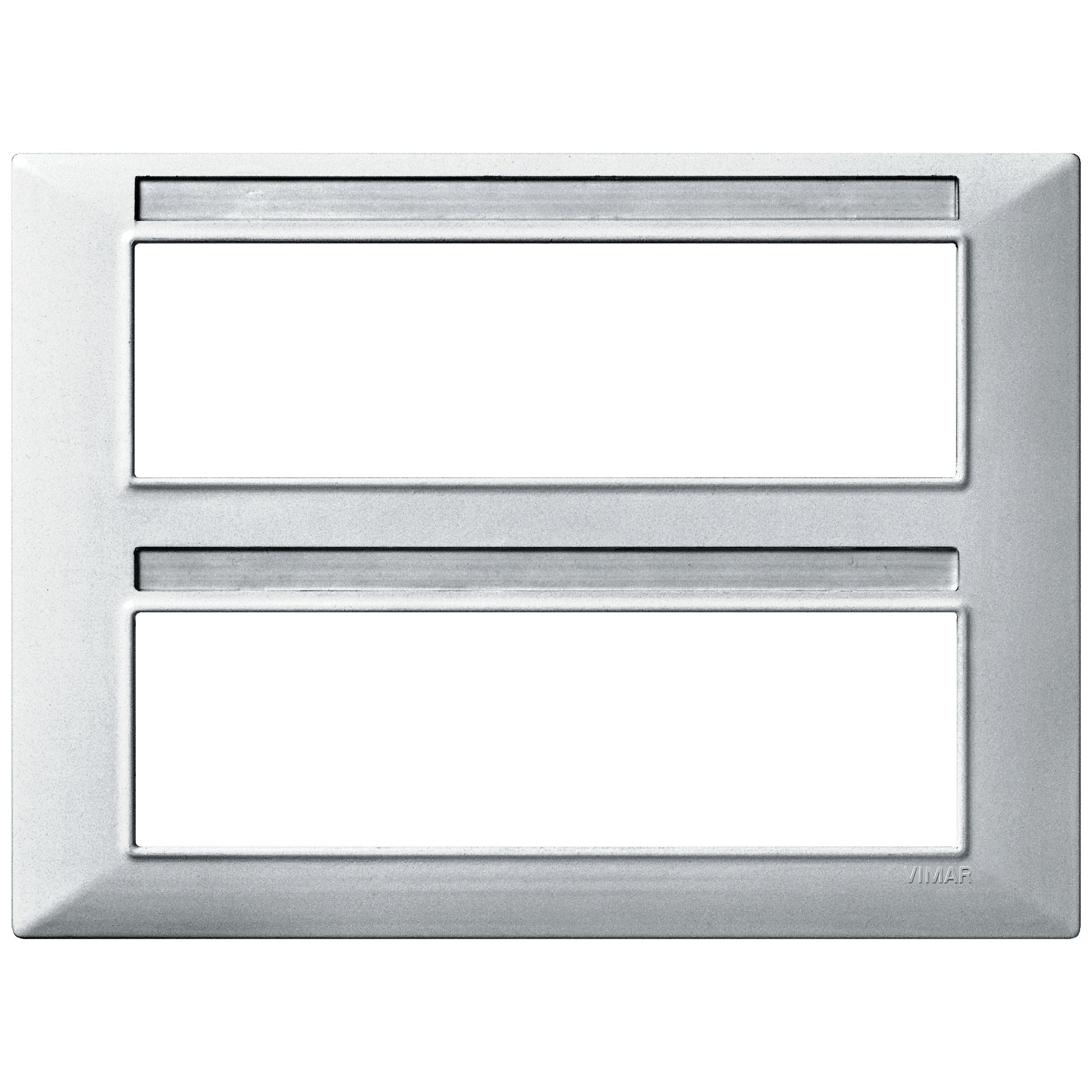Vimar Plana 14-Module (7+7) Cover Plate, Technopolymer, Halogen-Free — Quality Boat Parts