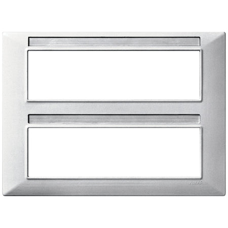 Vimar Plana 14-Module (7+7) Cover Plate, Technopolymer, Halogen-Free — Quality Boat Parts