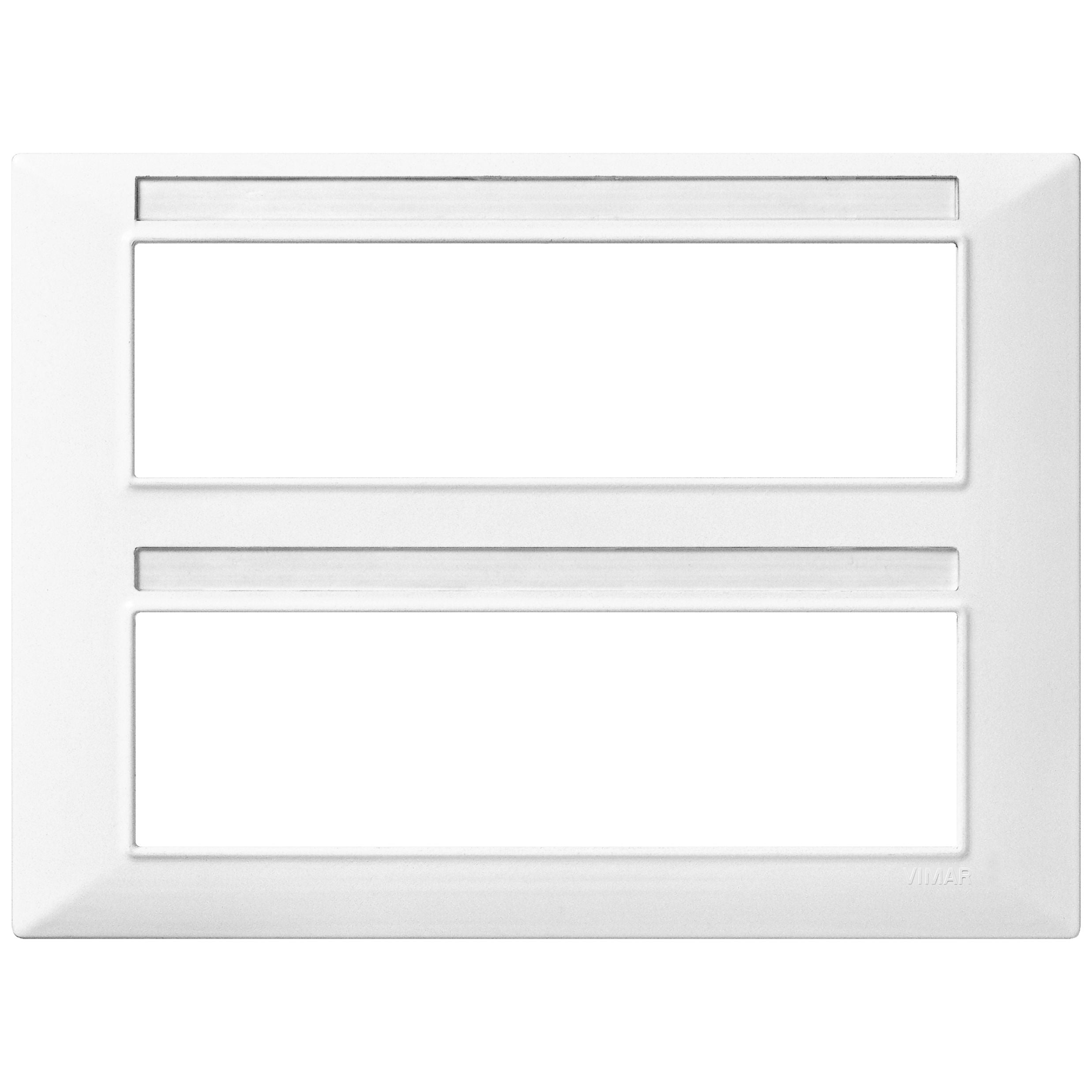 Vimar Plana 14-Module (7+7) Cover Plate, Technopolymer, Halogen-Free — Quality Boat Parts