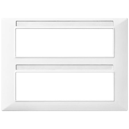 Vimar Plana 14-Module (7+7) Cover Plate, Technopolymer, Halogen-Free — Quality Boat Parts