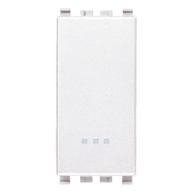 Vimar Eikon 1P 2-Way Switch, 20AX, 250V, Optional LED Lighting, IP40 — Quality Boat Parts
