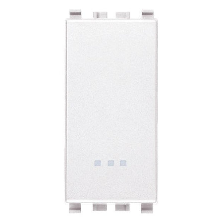 Vimar Eikon 1P 2-Way Switch, 20AX, 250V, Optional LED Lighting, IP40 — Quality Boat Parts