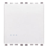 Vimar Eikon 1P 2-Way Switch, 20AX, 250V, Optional LED Lighting, IP40 — Quality Boat Parts