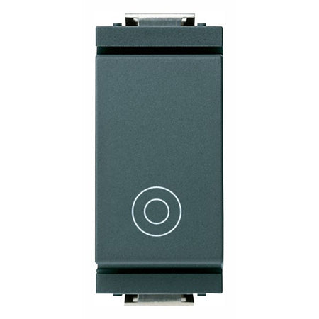 Vimar IDEA Series General Symbol Push Button, 1P NO, 10A, 250V, IP40 — Quality Boat Parts