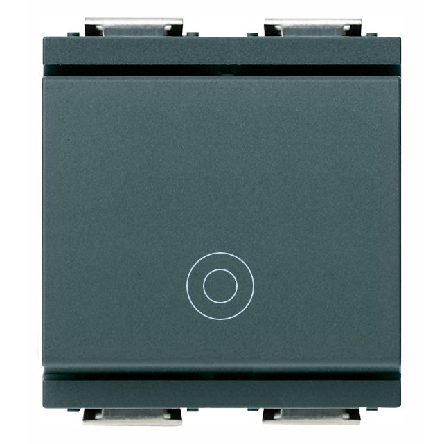 Vimar IDEA Series General Symbol Push Button, 1P NO, 10A, 250V, IP40 — Quality Boat Parts