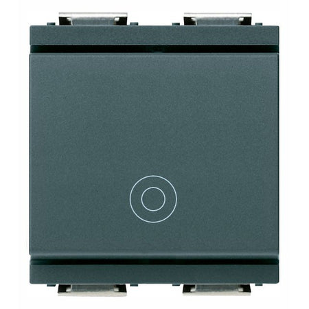 Vimar IDEA Series General Symbol Push Button, 1P NO, 10A, 250V, IP40 — Quality Boat Parts
