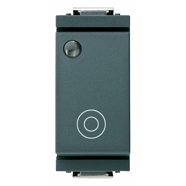 Vimar IDEA Series General Symbol Push Button, 1P NO, 10A, 250V, IP40 — Quality Boat Parts