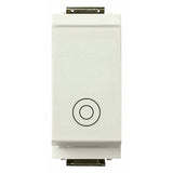 Vimar IDEA Series General Symbol Push Button, 1P NO, 10A, 250V, IP40 — Quality Boat Parts
