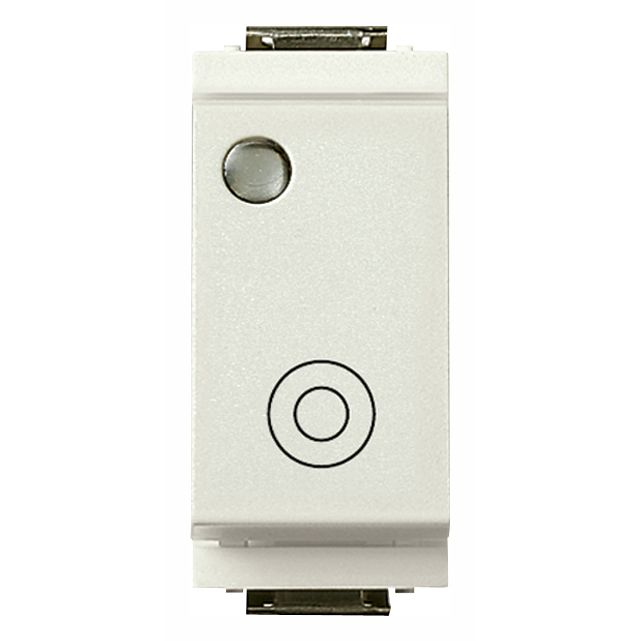 Vimar IDEA Series General Symbol Push Button, 1P NO, 10A, 250V, IP40 — Quality Boat Parts