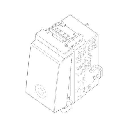 Vimar IDEA Series General Symbol Push Button, 1P NO, 10A, 250V, IP40 — Quality Boat Parts