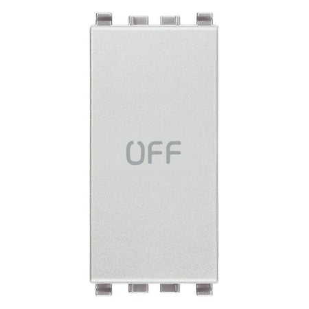 Vimar Eikon 1P NO+NC Push Button, 10A, 250V, IP40, Flush-Mount — Quality Boat Parts