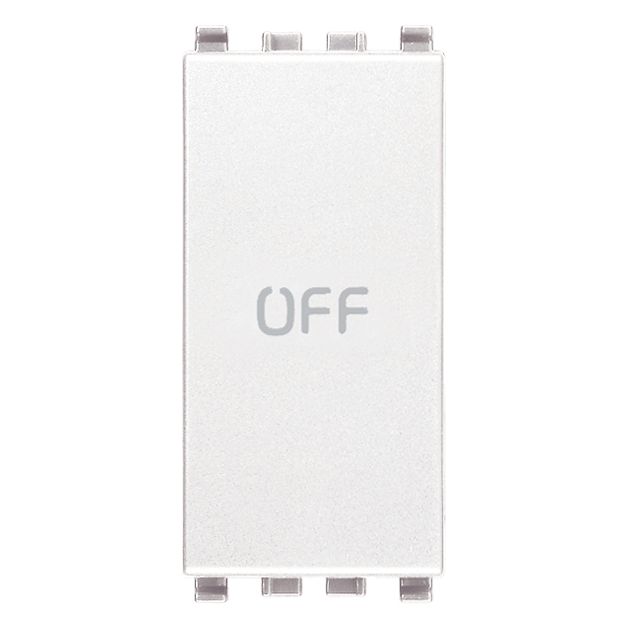 Vimar Eikon 1P NO+NC Push Button, 10A, 250V, IP40, Flush-Mount — Quality Boat Parts