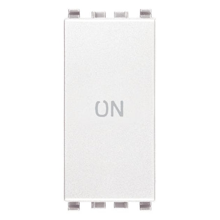 Vimar Eikon 1P NO+NC Push Button, 10A, 250V, IP40, Flush-Mount — Quality Boat Parts