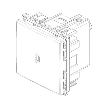 Vimar ARKÉ Axial 1P 10AX 2-Way Switch, 250V, IP40, Lightable — Quality Boat Parts