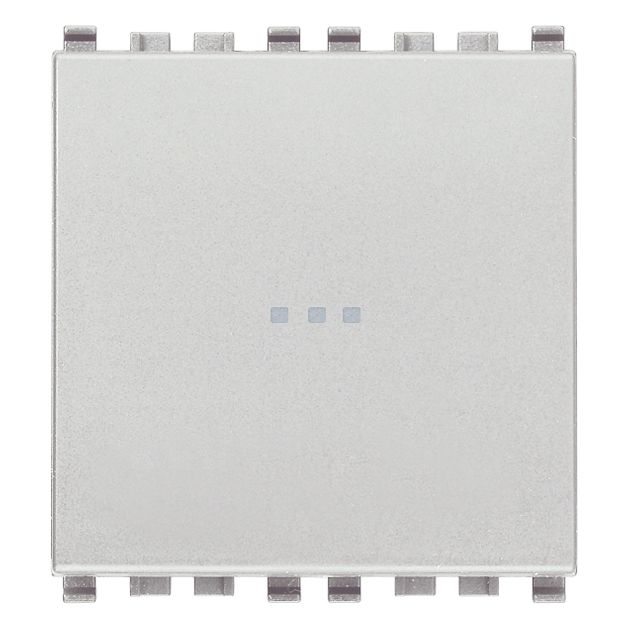 Vimar Eikon Axial 1P NO Push Button, 10A, 250V, Lightable, IP40 — Quality Boat Parts