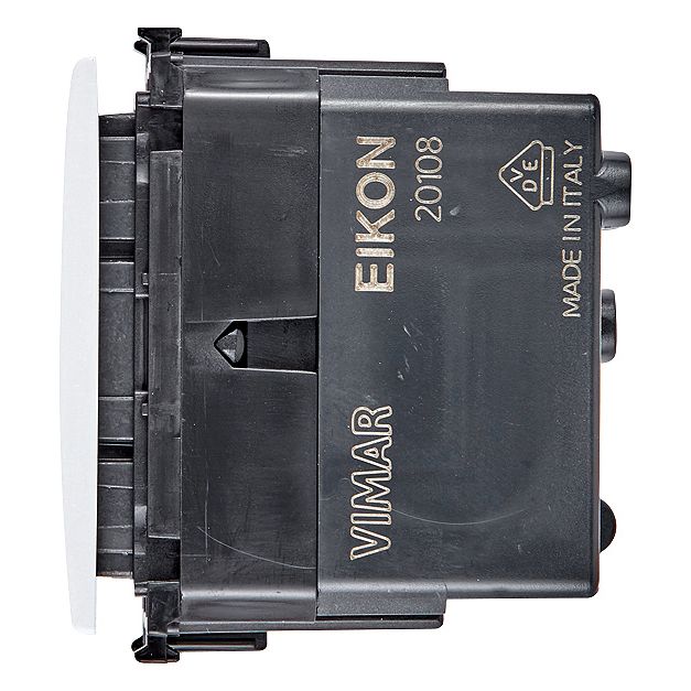 Vimar Eikon Axial 1P NO Push Button, 10A, 250V, Lightable, IP40 — Quality Boat Parts