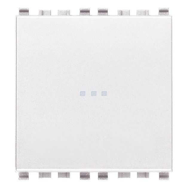 Vimar Eikon Axial 1P NO Push Button, 10A, 250V, Lightable, IP40 — Quality Boat Parts