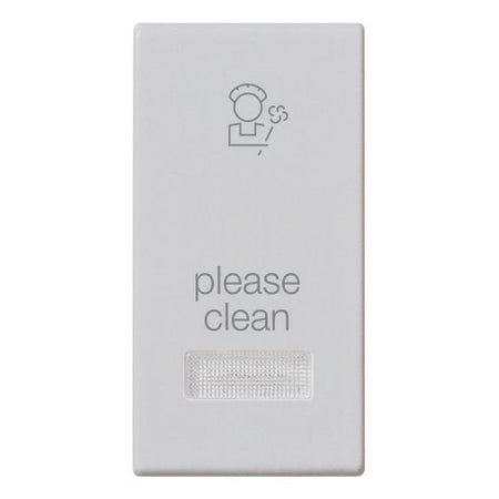 Vimar Plana 1-Module Interchangeable Button, Lightable Diffuser, IP40, Halogen-Free — Quality Boat Parts