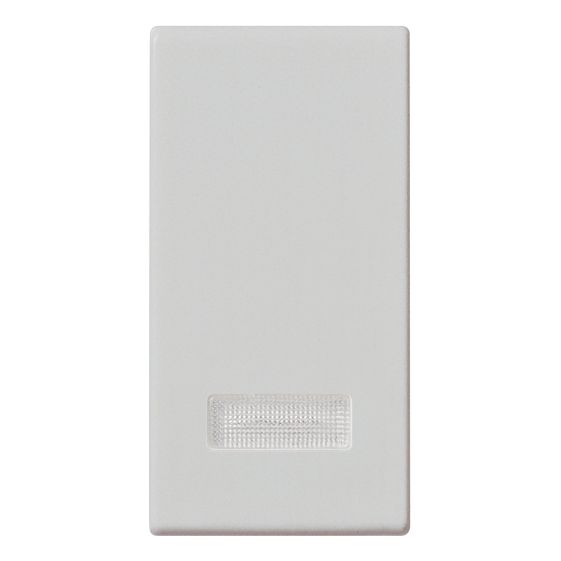 Vimar Plana 1-Module Interchangeable Button, Lightable Diffuser, IP40, Halogen-Free — Quality Boat Parts