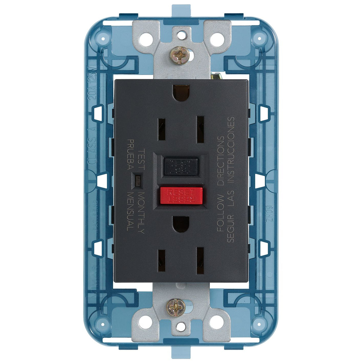 Vimar ARKÉ USA Duplex GFCI Outlet, 2P+E, 15A, 125V, Flush Mount — Quality Boat Parts