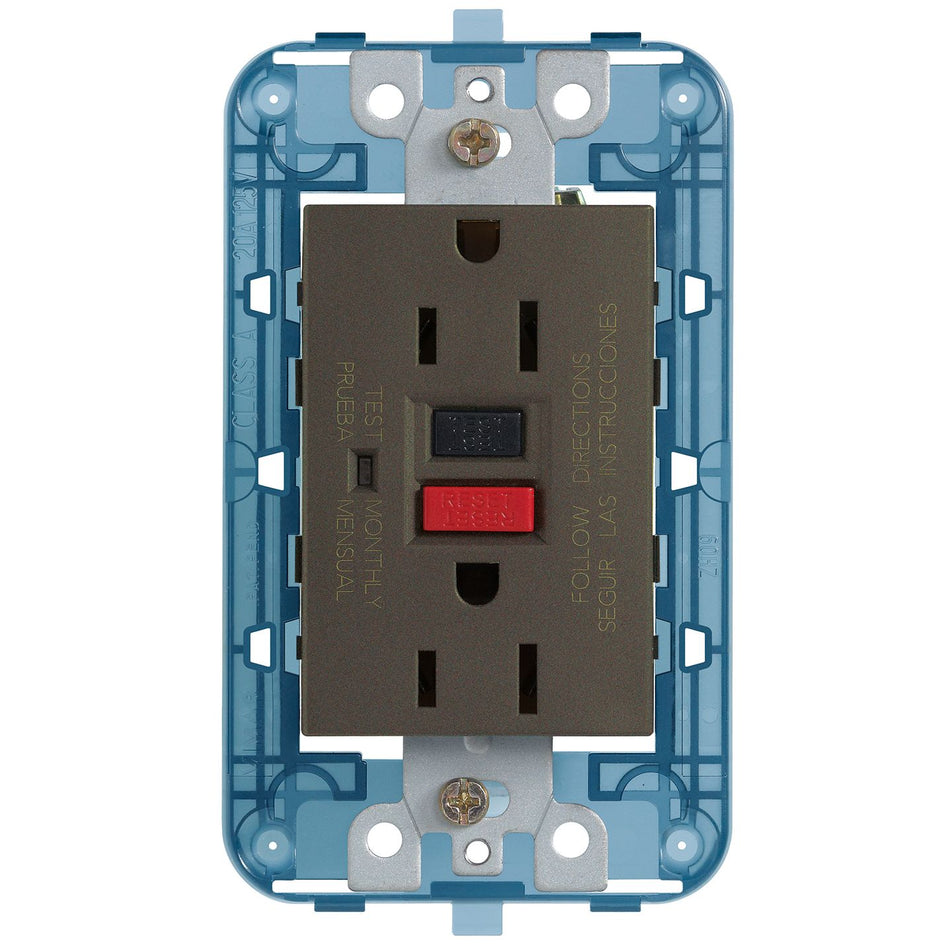 Vimar ARKÉ USA Duplex GFCI Outlet, 2P+E, 15A, 125V, Flush Mount — Quality Boat Parts