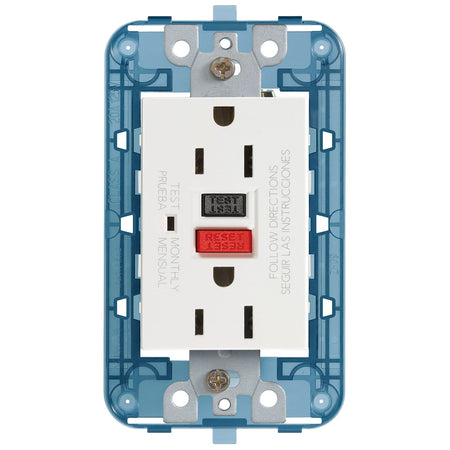 Vimar ARKÉ USA Duplex GFCI Outlet, 2P+E, 15A, 125V, Flush Mount — Quality Boat Parts
