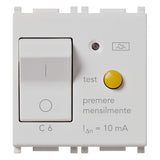 Vimar Plana 1P+N RCBO Breaker, 120-230V, IP40, Built-In, 2 Modules — Quality Boat Parts