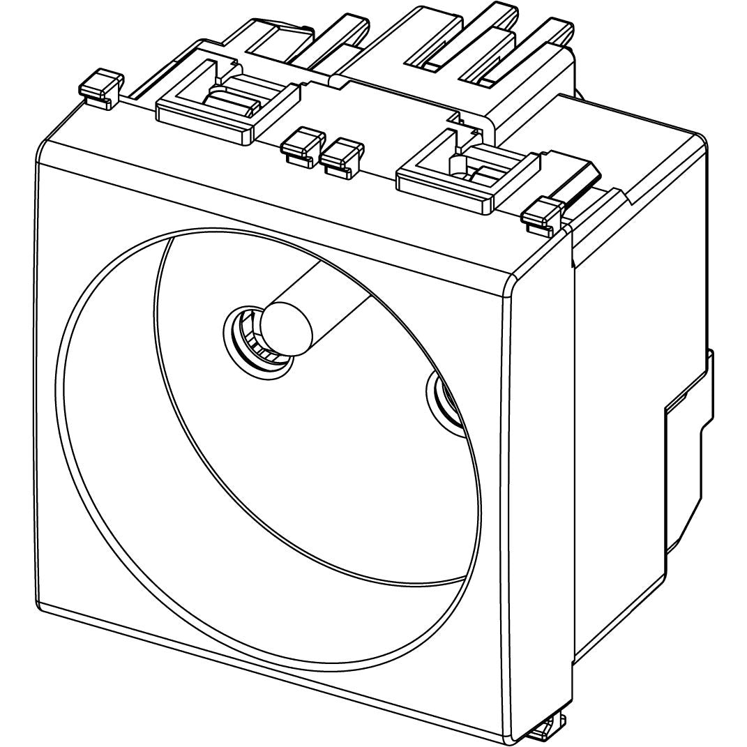 Vimar Plana 2P+E French SICURY Socket Outlet, 16A, 250V, IP20 — Quality Boat Parts