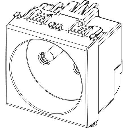 Vimar Plana 2P+E French SICURY Socket Outlet, 16A, 250V, IP20 — Quality Boat Parts