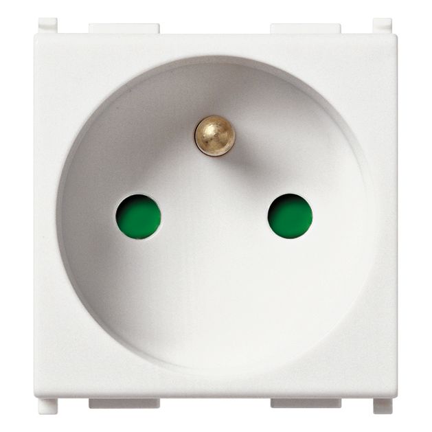 Vimar Plana 2P+E French SICURY Socket Outlet, 16A, 250V, IP20 — Quality Boat Parts