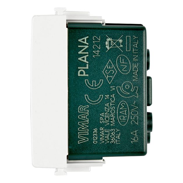 Vimar Plana 2P+E French SICURY Socket Outlet, 16A, 250V, IP20 — Quality Boat Parts