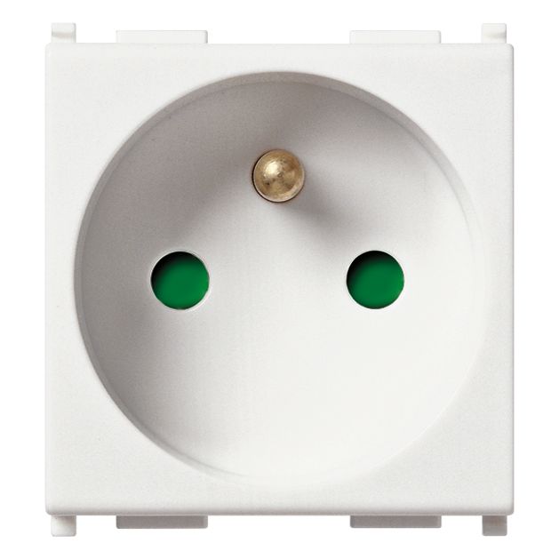 Vimar Plana 2P+E French SICURY Socket Outlet, 16A, 250V, IP20 — Quality Boat Parts