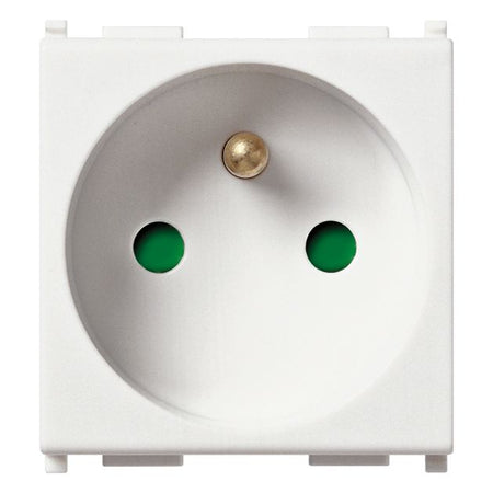 Vimar Plana 2P+E French SICURY Socket Outlet, 16A, 250V, IP20 — Quality Boat Parts