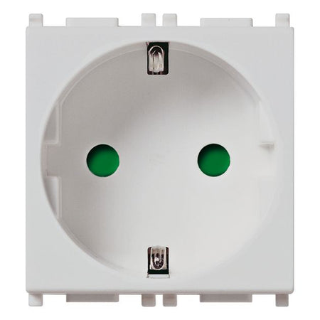 Vimar Plana 2P+E German SICURY Socket Outlet, 16A, 250V, IP20 — Quality Boat Parts