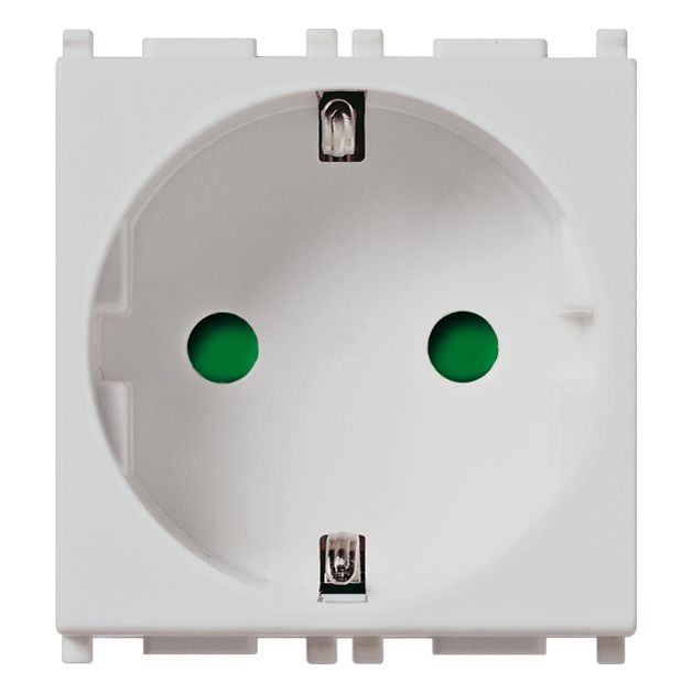 Vimar Plana 2P+E German SICURY Socket Outlet, 16A, 250V, IP20 — Quality Boat Parts
