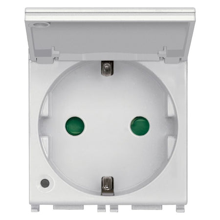 Vimar Plana 2P+E German SICURY Socket Outlet, 16A, 250V, IP20 — Quality Boat Parts