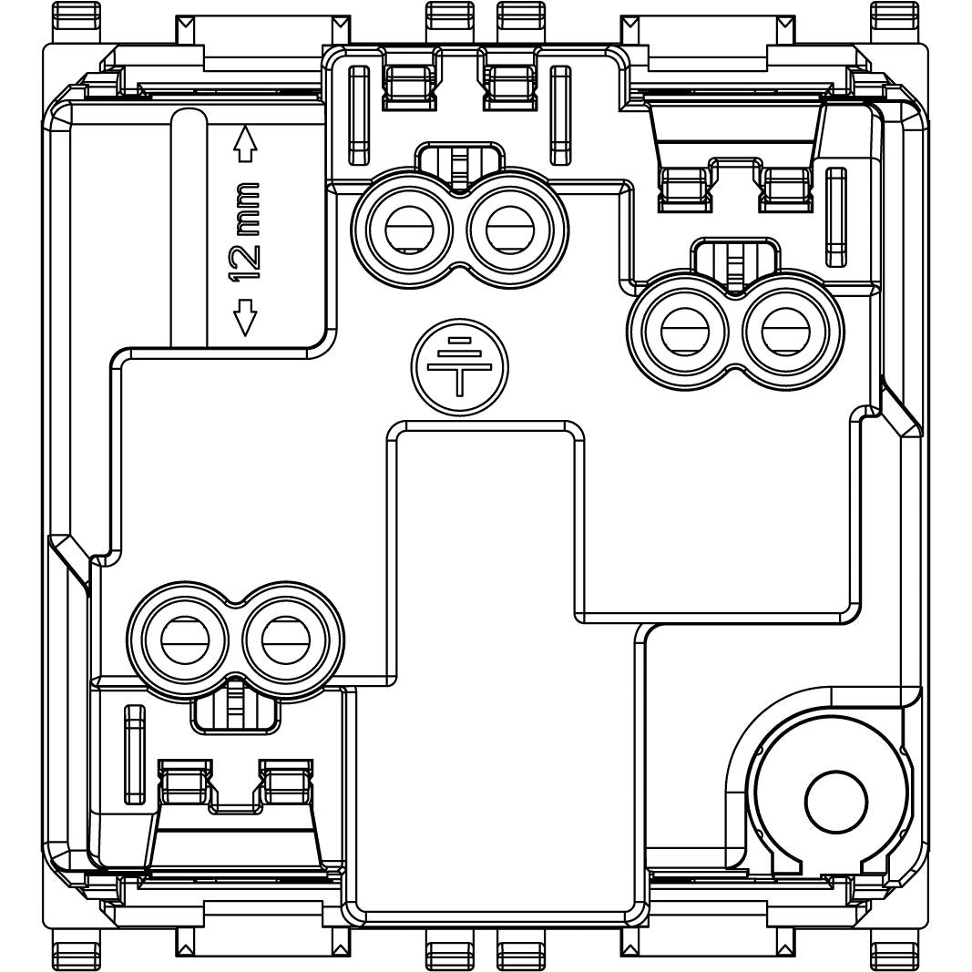 Vimar Plana 2P+E German SICURY Socket Outlet, 16A, 250V, IP20 — Quality Boat Parts