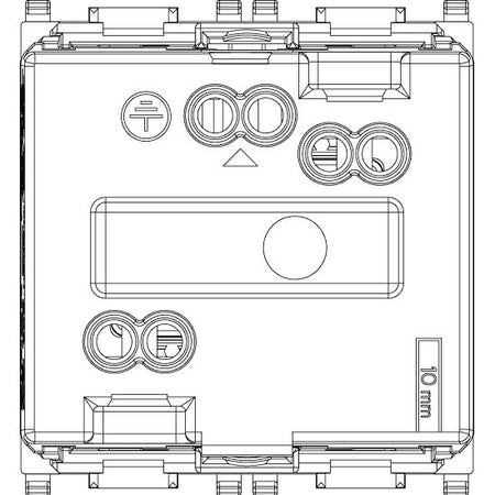 Vimar Plana 2P+E German SICURY Socket Outlet, 16A, 250V, IP20 — Quality Boat Parts