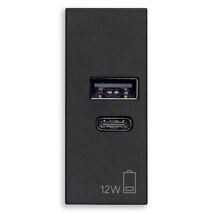 Vimar LINEA 1-Module USB Power Unit, 120-240V — Quality Boat Parts