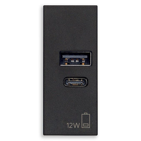 Vimar LINEA 1-Module USB Power Unit, 120-240V — Quality Boat Parts