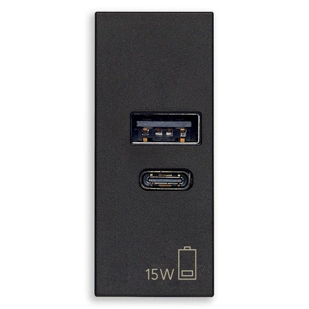 Vimar LINEA 1-Module USB Power Unit, 120-240V — Quality Boat Parts