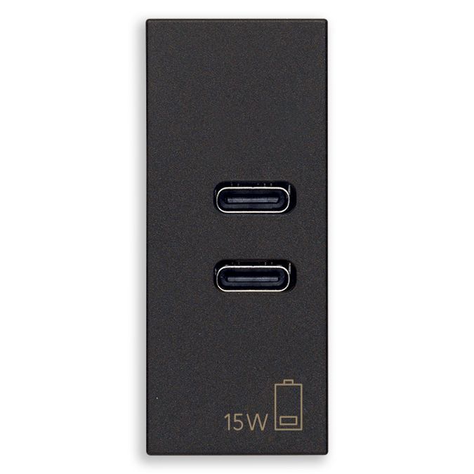 Vimar LINEA 1-Module USB Power Unit, 120-240V — Quality Boat Parts