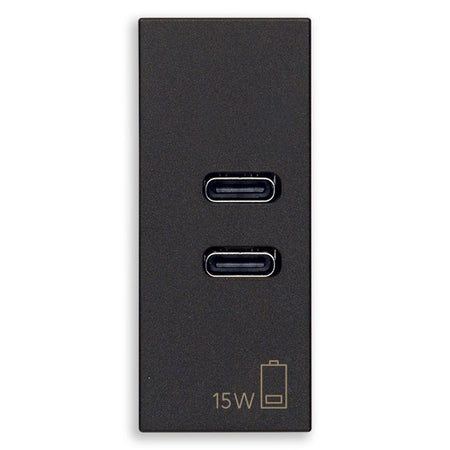 Vimar LINEA 1-Module USB Power Unit, 120-240V — Quality Boat Parts