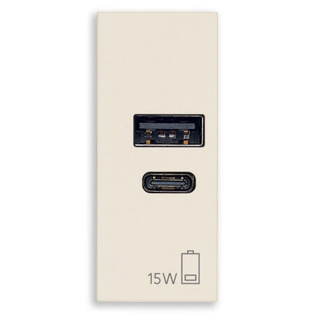 Vimar LINEA 1-Module USB Power Unit, 120-240V — Quality Boat Parts