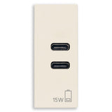 Vimar LINEA 1-Module USB Power Unit, 120-240V — Quality Boat Parts