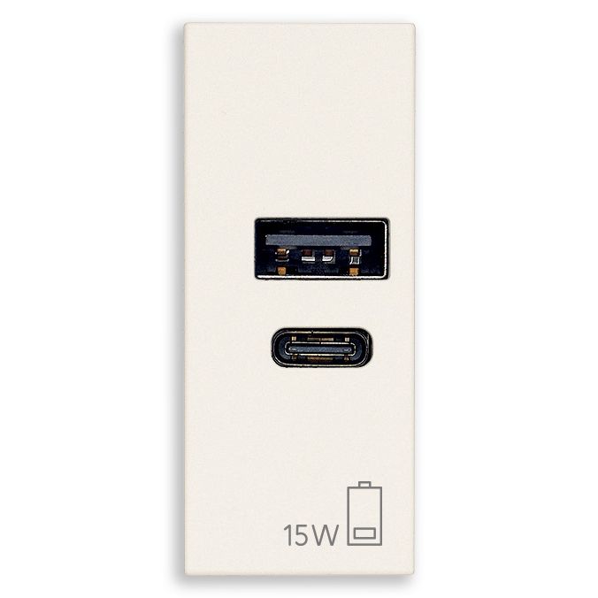 Vimar LINEA 1-Module USB Power Unit, 120-240V — Quality Boat Parts