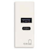 Vimar LINEA 1-Module USB Power Unit, 120-240V — Quality Boat Parts